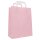 Papiertragetasche 220x100x280 mm rosa + weiße Punkte | Professionelle Geschenkverpackung