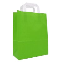 Paper carrying bag 320x120x400 mm green | Professional...