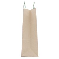 Papiertragetasche Graspapier | 220x100x280 mm| braun |...