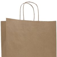 Papiertragetasche 260x120x340 mm braun | Professionelle...