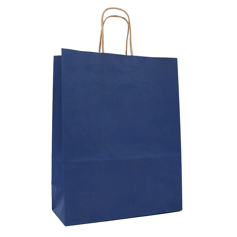 Papiertragetasche 180x80x220 mm gerippt | Professionelle Geschenkverpackung