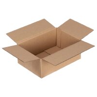 Faltkarton 350x250x80 mm einwellig braun | DHL Kleinpaket...