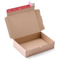 Faltkarton 350x250x80 mm einwellig braun | DHL Kleinpaket...