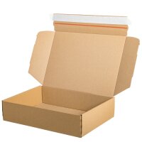 Faltkarton 350x250x80 mm einwellig braun | DHL Kleinpaket...