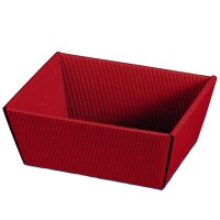 Präsentkorb Wellenstruktur Bordeaux | Geschenkkorb...