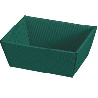 Präsentkorb Wellenstruktur Grün | Geschenkkorb...