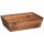 Präsentkorb Vintage | Geschenkkorb Holz-Optik | Präsentschale rustikal | 330x190x110 mm