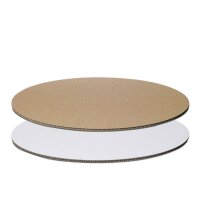 Decorative plate oval | white and brown | 300x200 mm