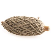 Flachsschnur auf Spule | Naturband zum Basteln | ca. 25 m