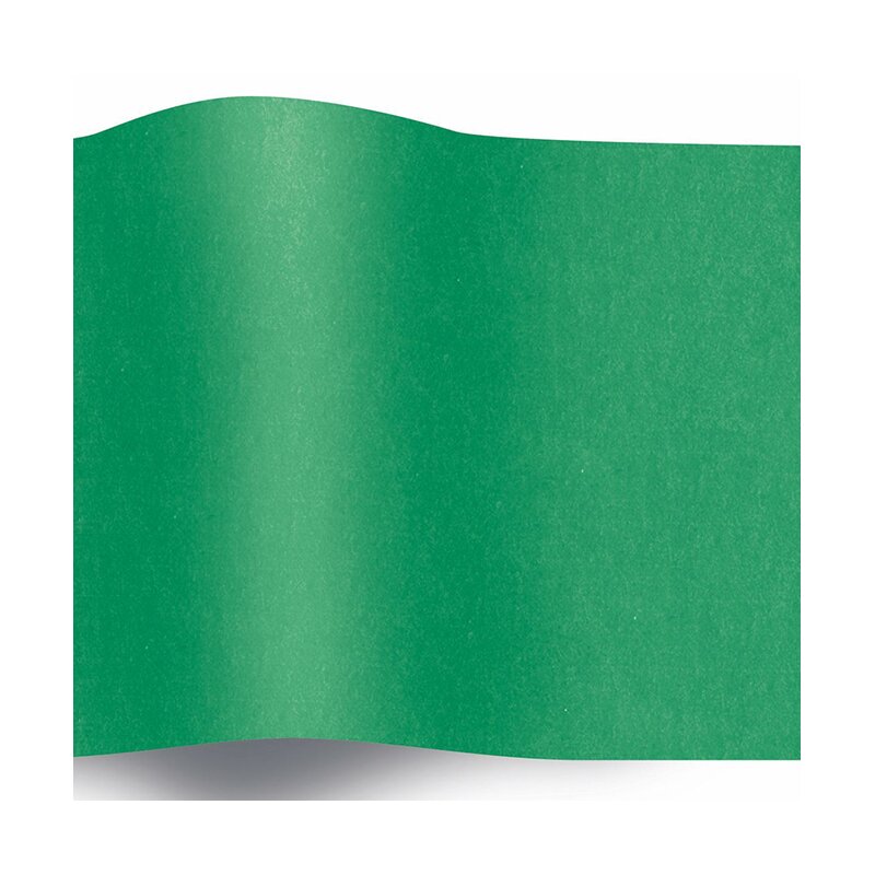 Grünes dekoratives Seidenpapier | 375x500 mm