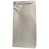 Tragetasche Silber | Professionelle Geschenkverpackung