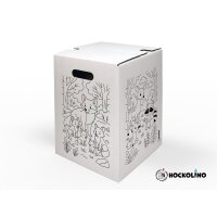 Hockolino | DIY-Ausmal-Papphocker | Waldtiere |...