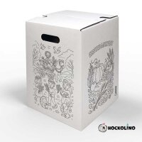 Hockolino | DIY-Ausmal-Papphocker | Erntedankfest | 300x300x420 mm
