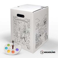 Hockolino | DIY-Ausmal-Papphocker | Erntedankfest | 300x300x420 mm