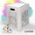 Hockolino Coloring Stool – "First Day of School & School Cone" Design – Creative DIY Stool for Kids – 32×32×32 cm