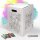 Hockolino Coloring Stool – "First Day of School & School Cone" Design – Creative DIY Stool for Kids – 32×32×32 cm
