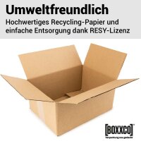 Faltkarton 300x215x140 mm einwellig braun (DIN A4) | Versandkarton nach FEFCO 0201