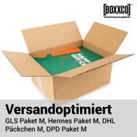 Faltkarton 300x215x140 mm einwellig braun (DIN A4) | Versandkarton nach FEFCO 0201