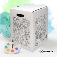 Hockolino | DIY-Ausmal-Papphocker | Handwerk |...