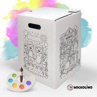 Hockolino | DIY-Ausmal-Papphocker | Schuleingang |...