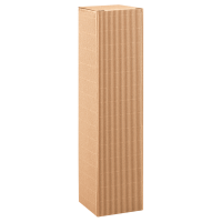 1er Faltschachtel Wellenstruktur Natur 89x89x355 mm |...