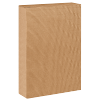 3er Faltschachtel Wellenstruktur Natur 235x78x363 mm |...