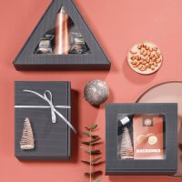 Geschenkbox Anthrazit | klein | Präsentschachtel |...