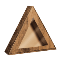 Faltschachtel Dreieck Vintage 291x288x74 mm |...