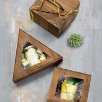 Geschenkbox Vintage mit Sichtfenster | mittel |...