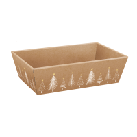 Präsentkorb viereckig Modern Christmas mittel |...