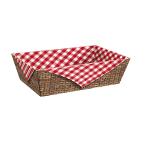 Präsentkorb viereckig Brotzeit Rot mittel |...