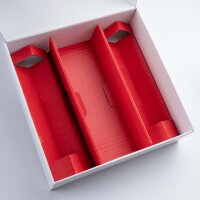 Einlage für Geschenkbox | Rot | groß | 904x286 mm