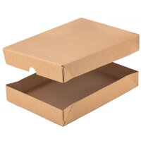 Telescoping cardboard box 305x215x100 mm single wall |...