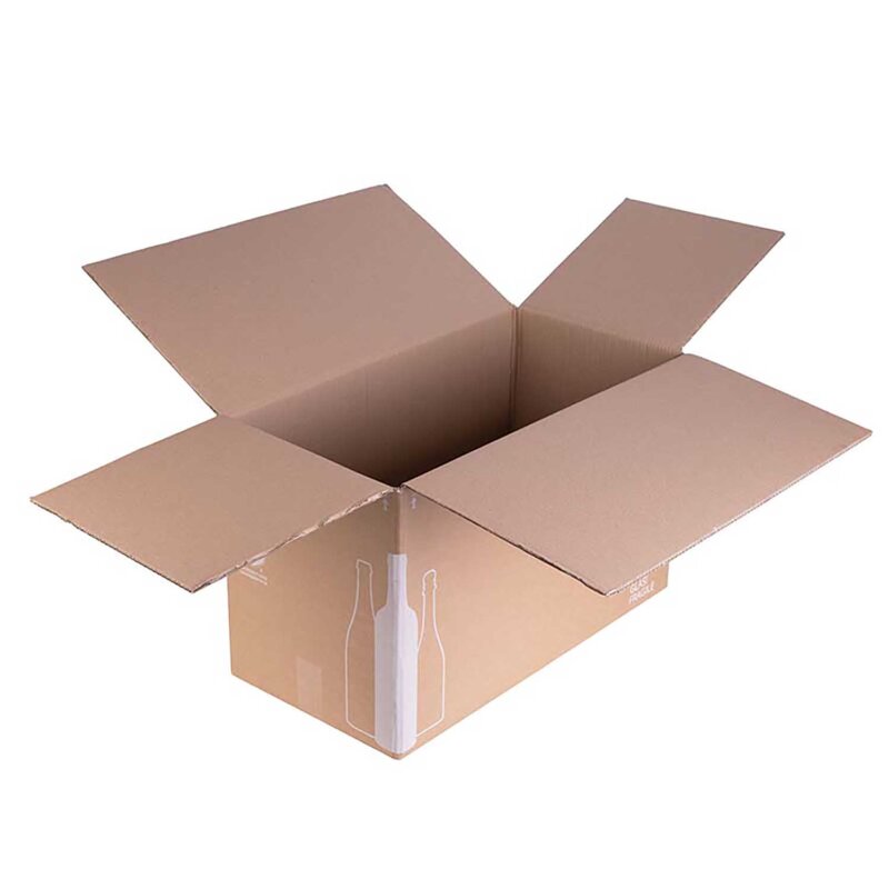 18er Flaschenkarton I DHL-Zertifiziert (PTZ) I Umkarton I 645x310x383 mm