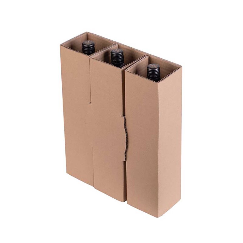 3er Einlage für Flaschenkarton I DHL-Zertifiziert (PTZ) I 305x104x360 mm