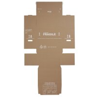 1er Flaschenkarton Gin I DHL-Zertifiziert (PTZ) I inkl. Einlage I 250x90x90 mm