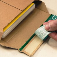Versandtasche 414x570x-50 mm braun | Karton-Versandtasche Umschlag stabil