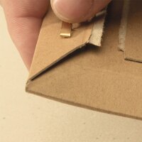 Cardboard mailer 235x308x-30 mm brown (DN A4) | Rigid mailing envelope flat pack
