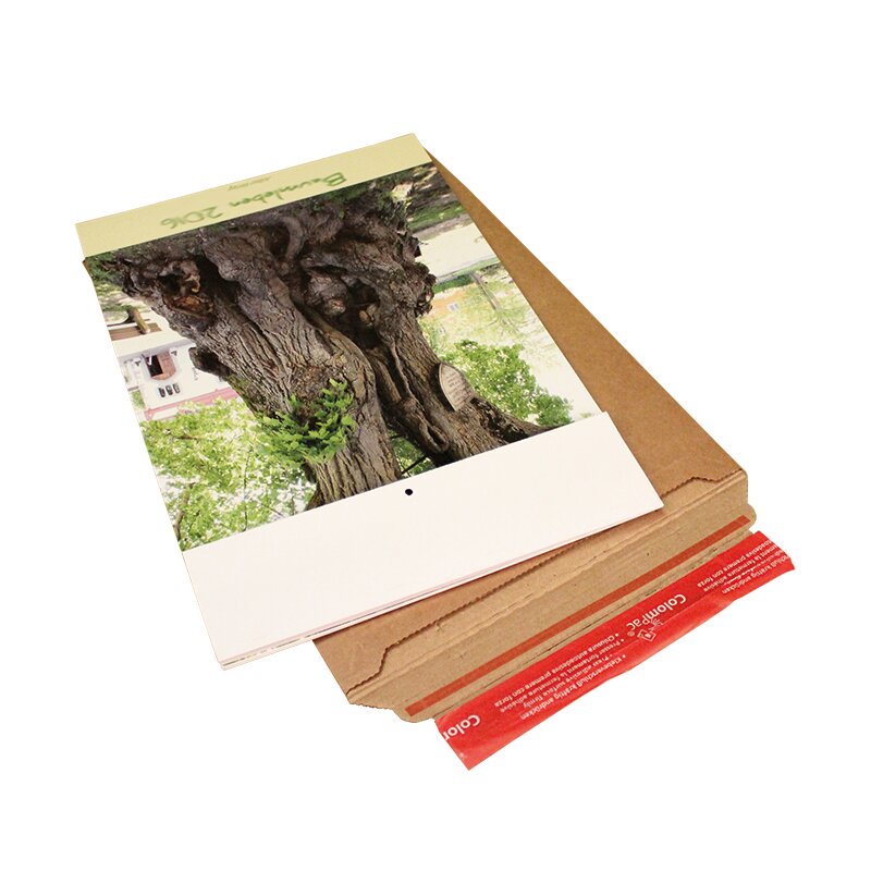 Cardboard mailer 570x420x-50 mm brown | Rigid mailing envelope flat pack