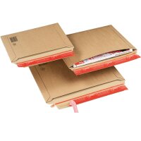 Versandtasche 270x185x-50 mm braun (DN B5+) |...