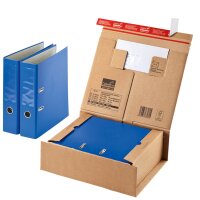 Paket Versandbox 215x155x43 mm einwellig braun (DIN A5) mit Selbstklebeverschluss | Sicherheitskarton mit Aufreißfaden