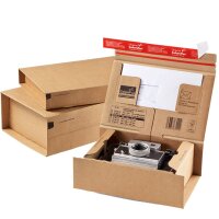 Paket Versandbox 230x166x90 mm einwellig braun (DIN A5+)...