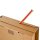 Paket Versandbox 330x290x120 mm einwellig braun (DIN A4+) | mit Selbstklebeverschluss | Sicherheitskarton mit Aufreißfaden