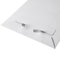 Versandtasche 285x370x-30 mm weiß (DN B4) | Karton-Versandtasche Umschlag stabil