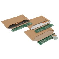 Shipping box 205x97x30 mm brown | Cardboard box single wall FEFCO 0201 carton