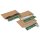 Shipping box 205x97x30 mm brown | Cardboard box single wall FEFCO 0201 carton