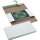 Shipping box 225x125x12 mm white | Cardboard box single wall FEFCO 0201 carton