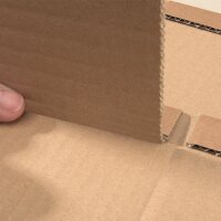 Wrap-around packaging 960x644x-80 mm brown | Variable...