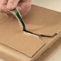 Wrap-around packaging 430x310x-90 mm brown (DN A3) | Variable depth book wrap mailer media pack