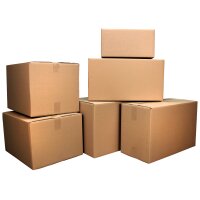 Faltkarton 600x400x300-400 mm zweiwellig | Versandkarton...